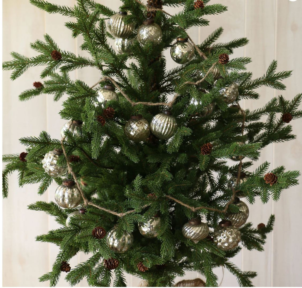 Embossed Mercury Glass Garland