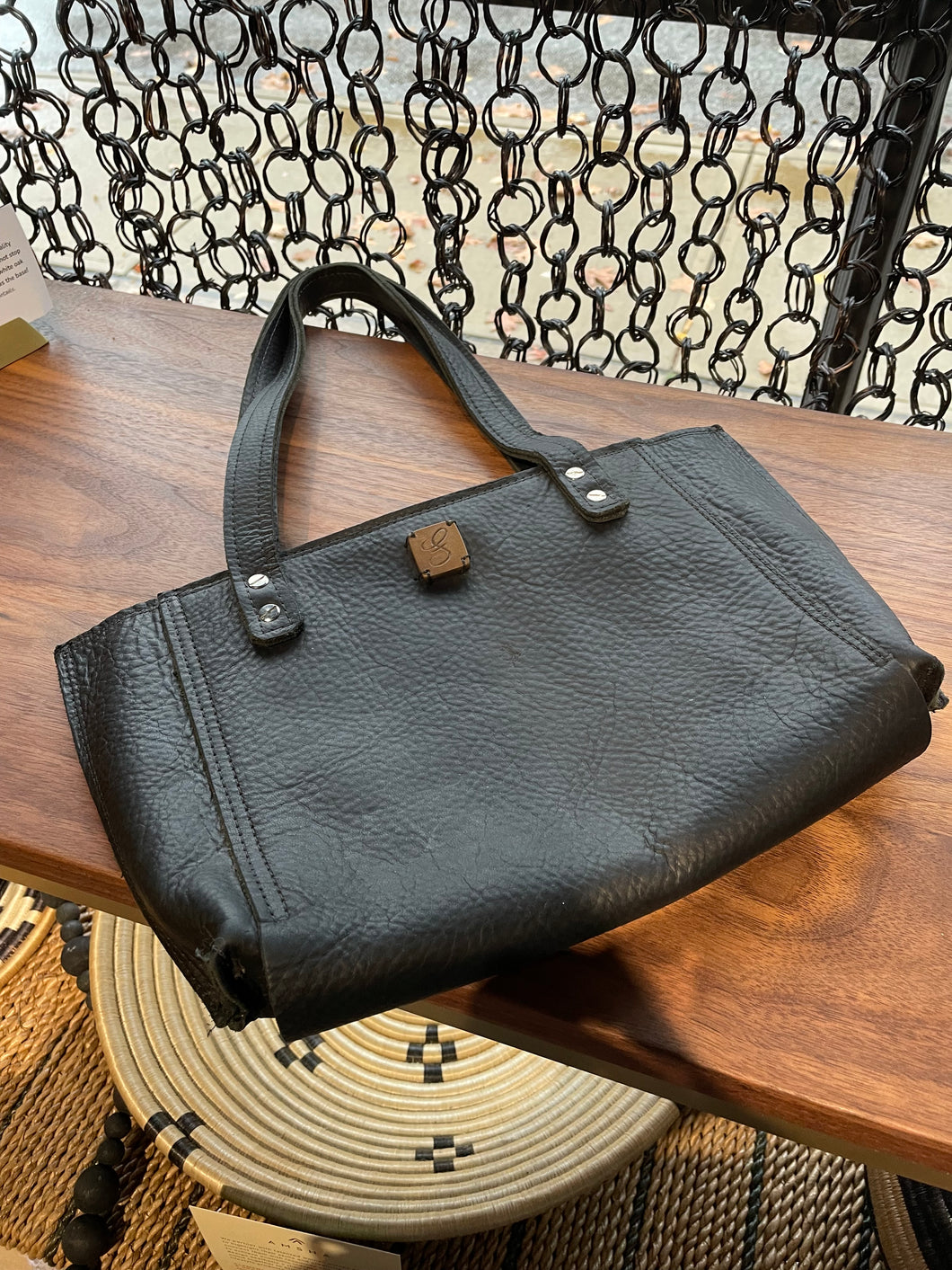 Freddy Hill Leather Handbag