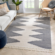Load image into Gallery viewer, Tribal Aztec Kilim-Style Rug
