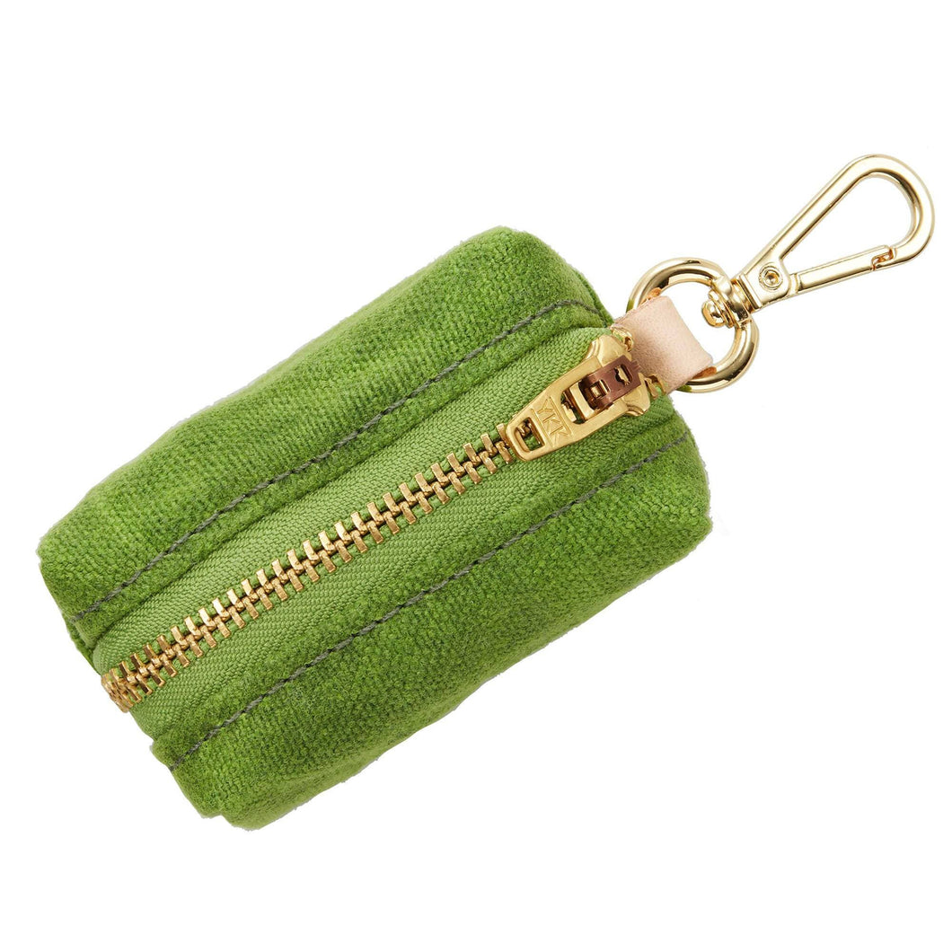 Moss Green Waxed Canvas Waste Bag Dispenser