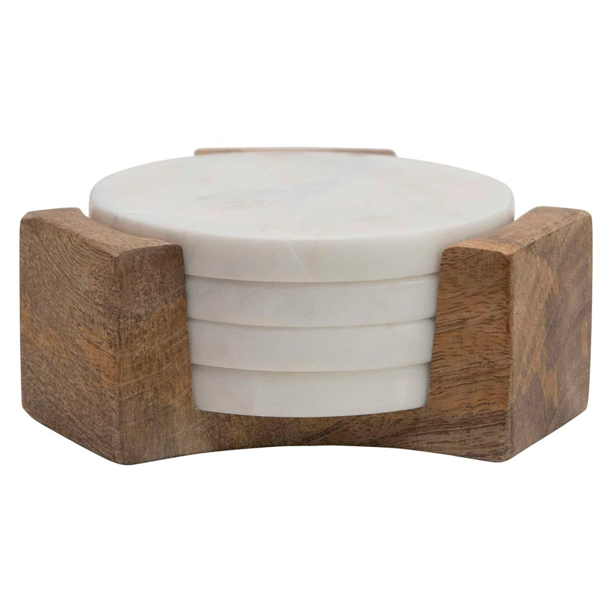Marble Coasters - Set of 5