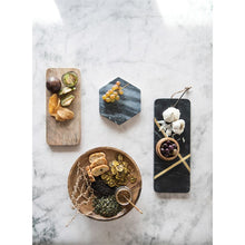 Load image into Gallery viewer, Marble Cheese Board with Brass Inlay
