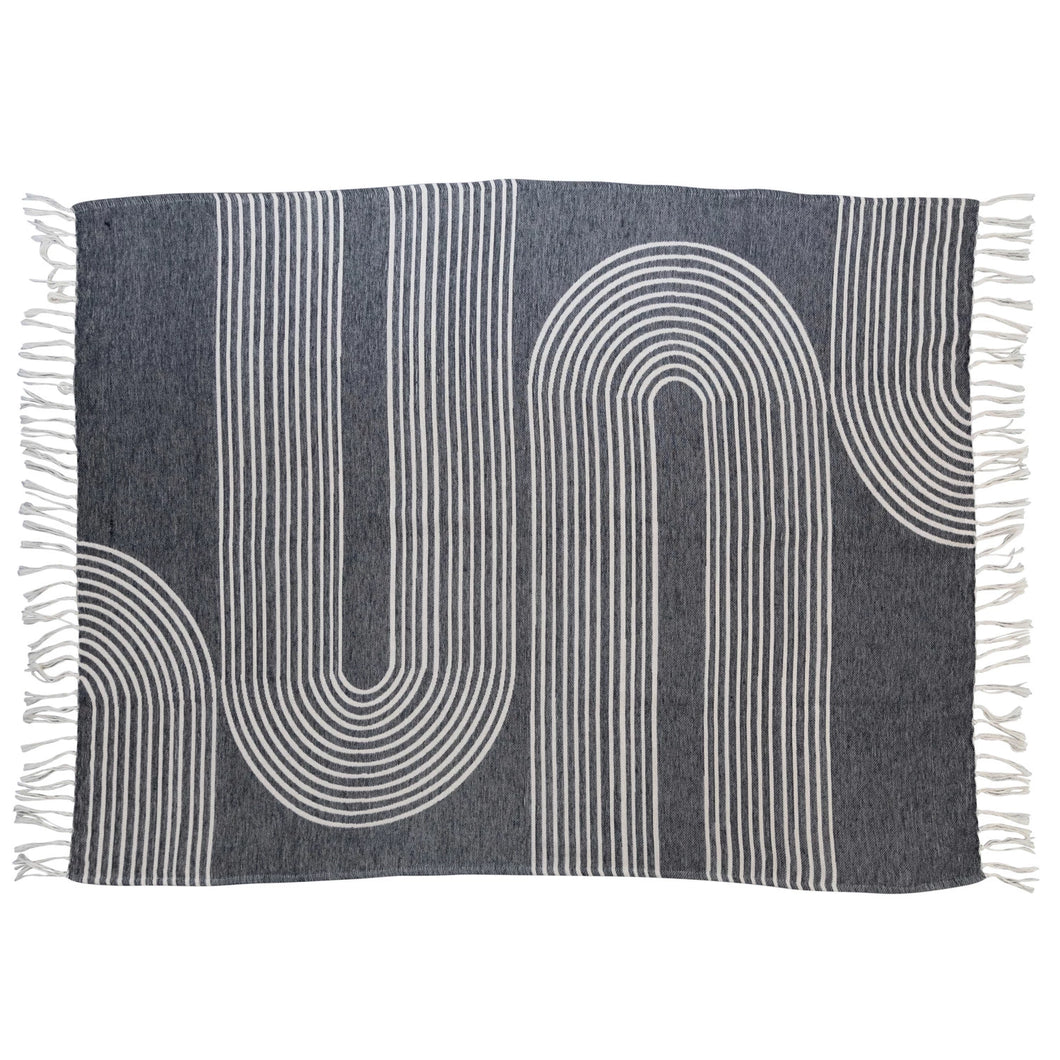 Cotton Jacquard Throw