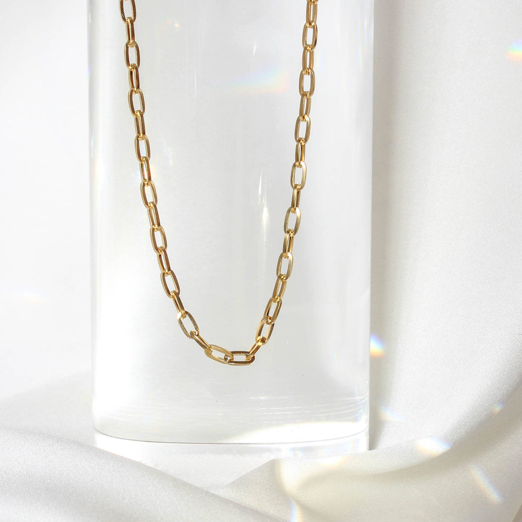 Cable Chain Gold Necklace
