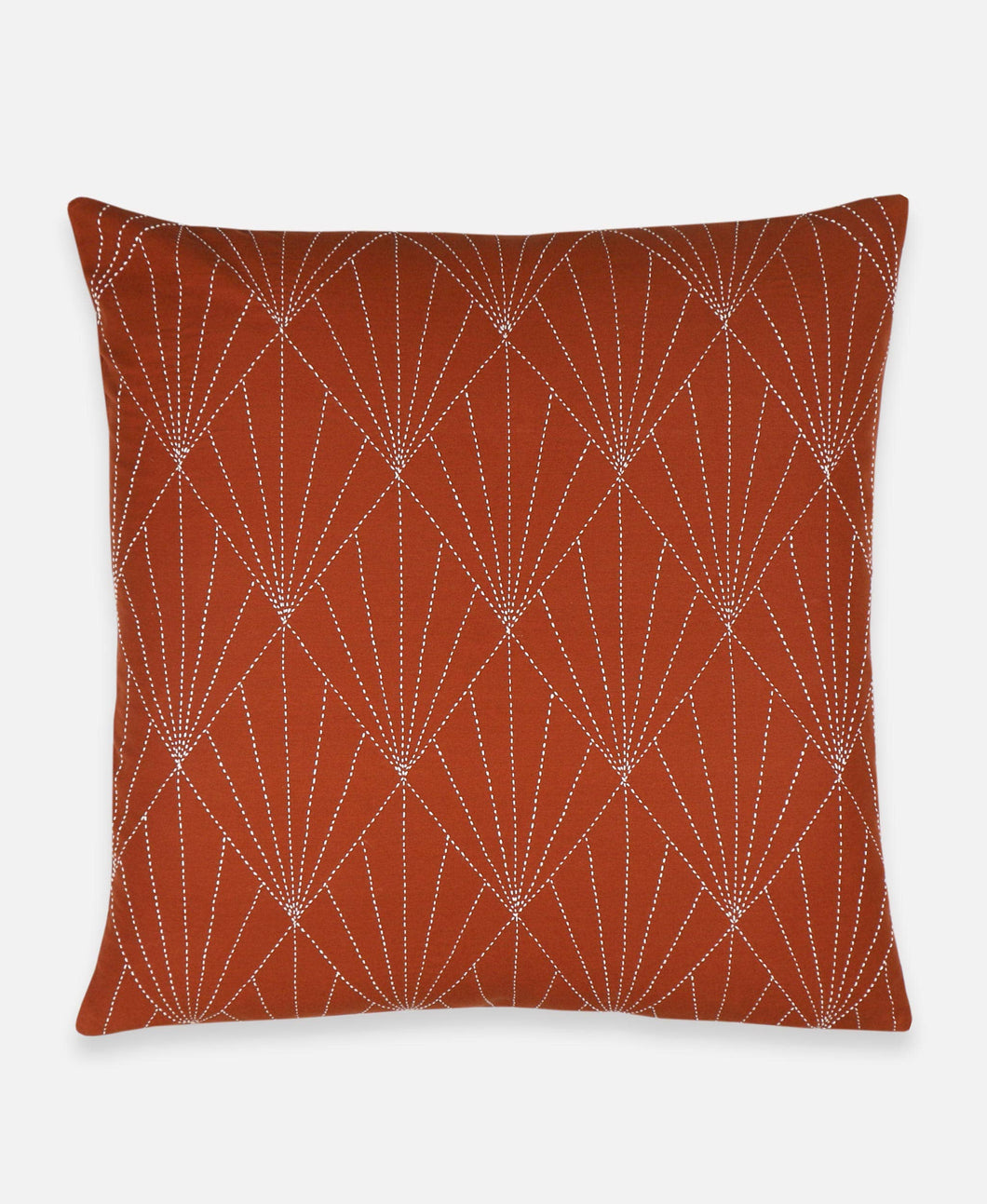 Array Throw Pillow Cover - Rust