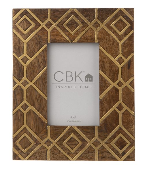 Brass Geo Inlay Frame