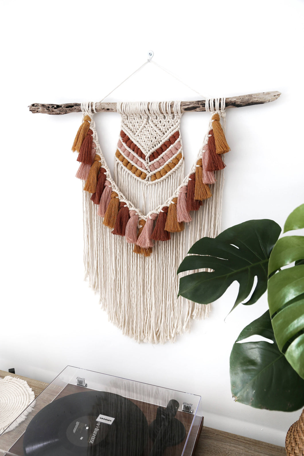 Tricolor Macrame wall hanging