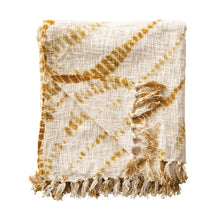 Load image into Gallery viewer, Cotton Tie-Dye Throw with Fringe
