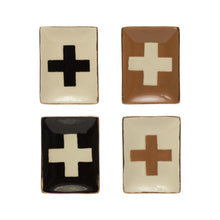 Load image into Gallery viewer, Handmade Stoneware Swiss Cross Plate
