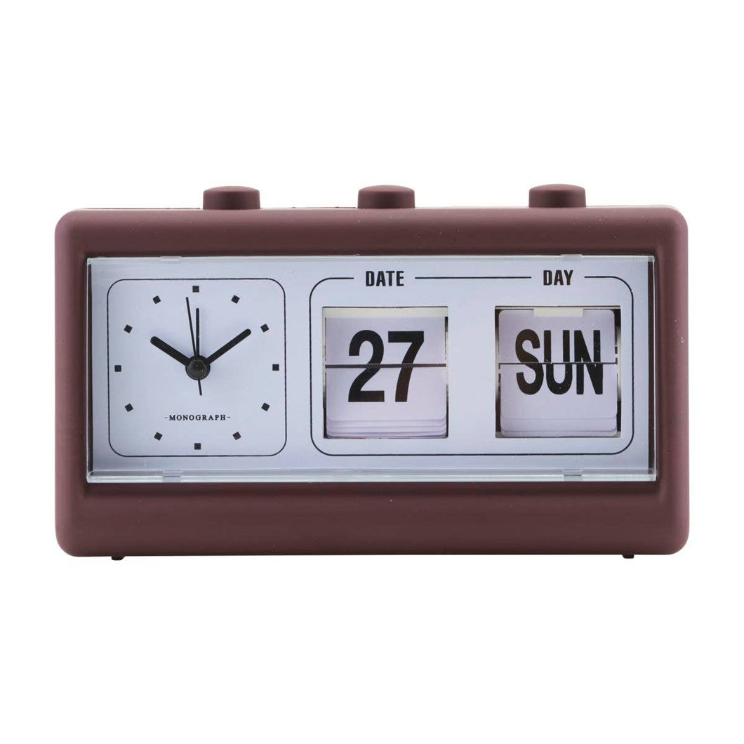 Retro Clock with Alarm and Calendar