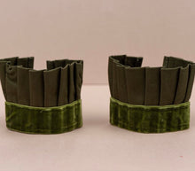Load image into Gallery viewer, Velvet Ruffle Wrist Cuff
