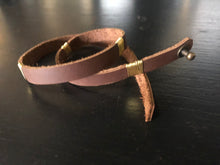 Load image into Gallery viewer, Custom Sized Leather Wrap Bracelet
