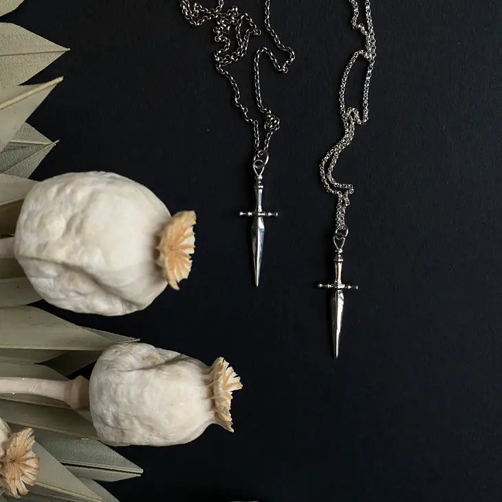 Marceline Necklace | Antique Silver