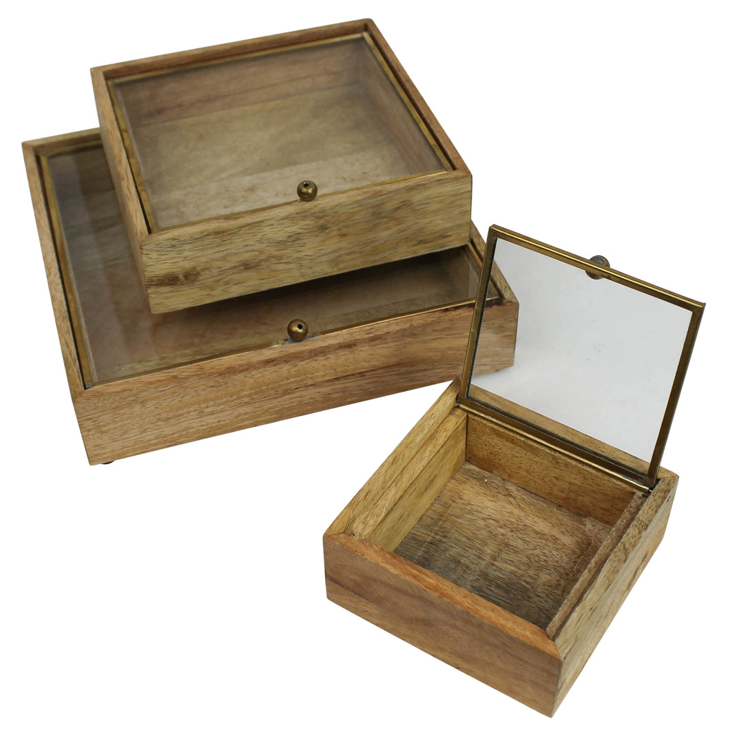 Wood and Brass Sibella Box